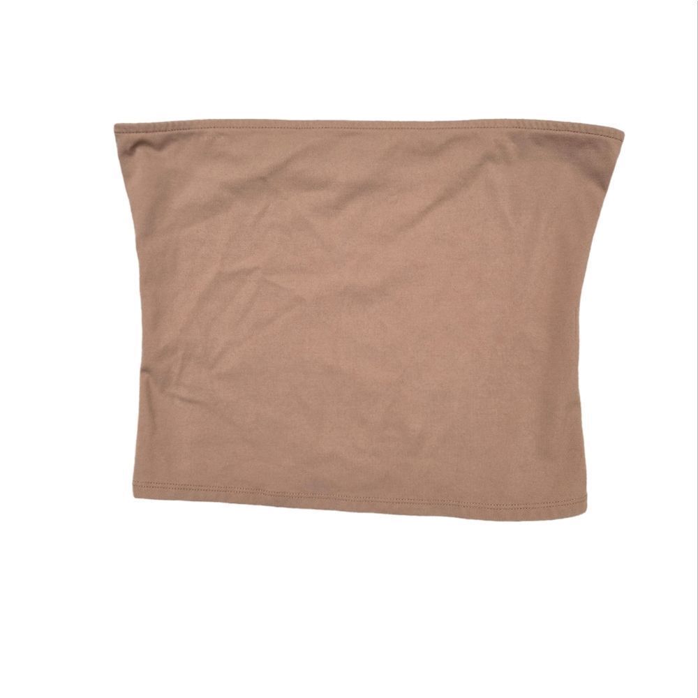 Open Edit Tube Top Tan NWOT